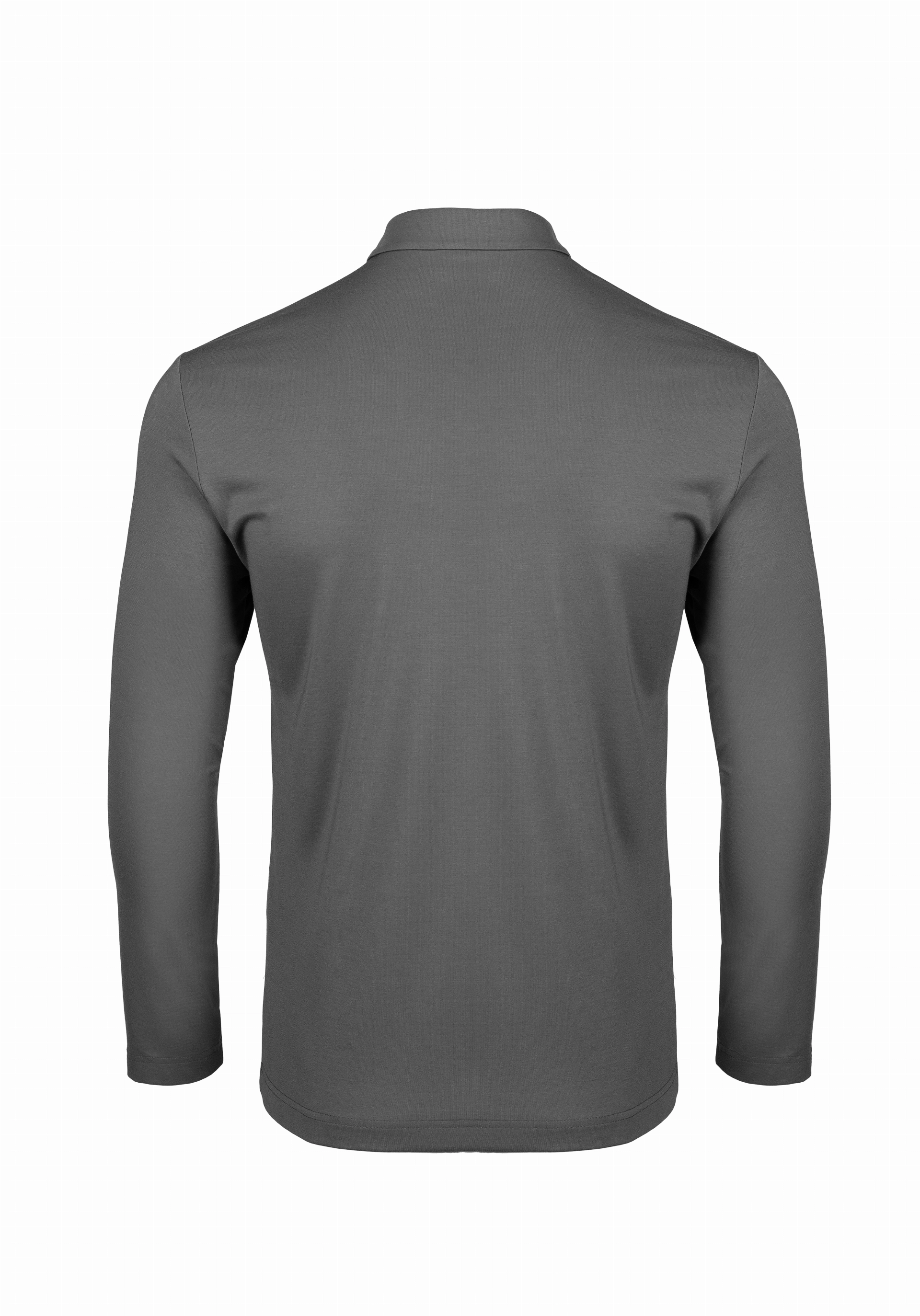 Shirt van katoen en cashmere | Grey