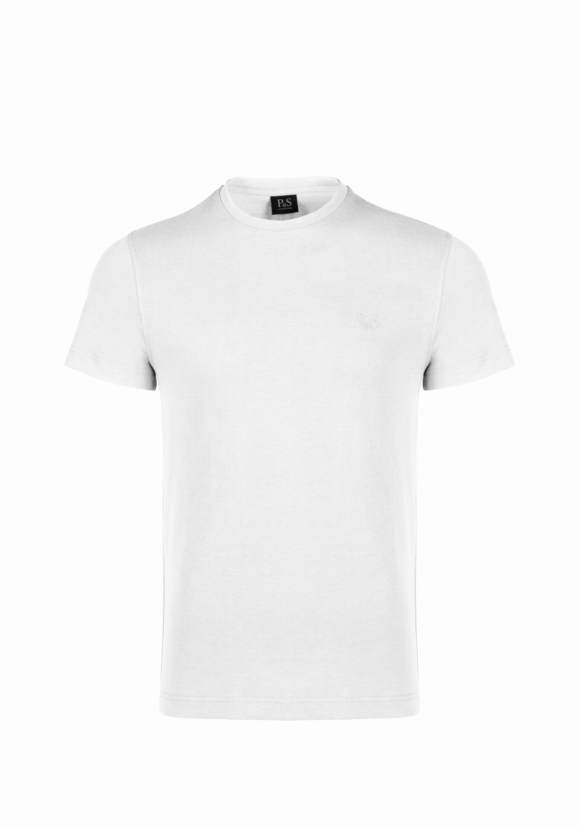 Shirt van katoen en cashmere | White