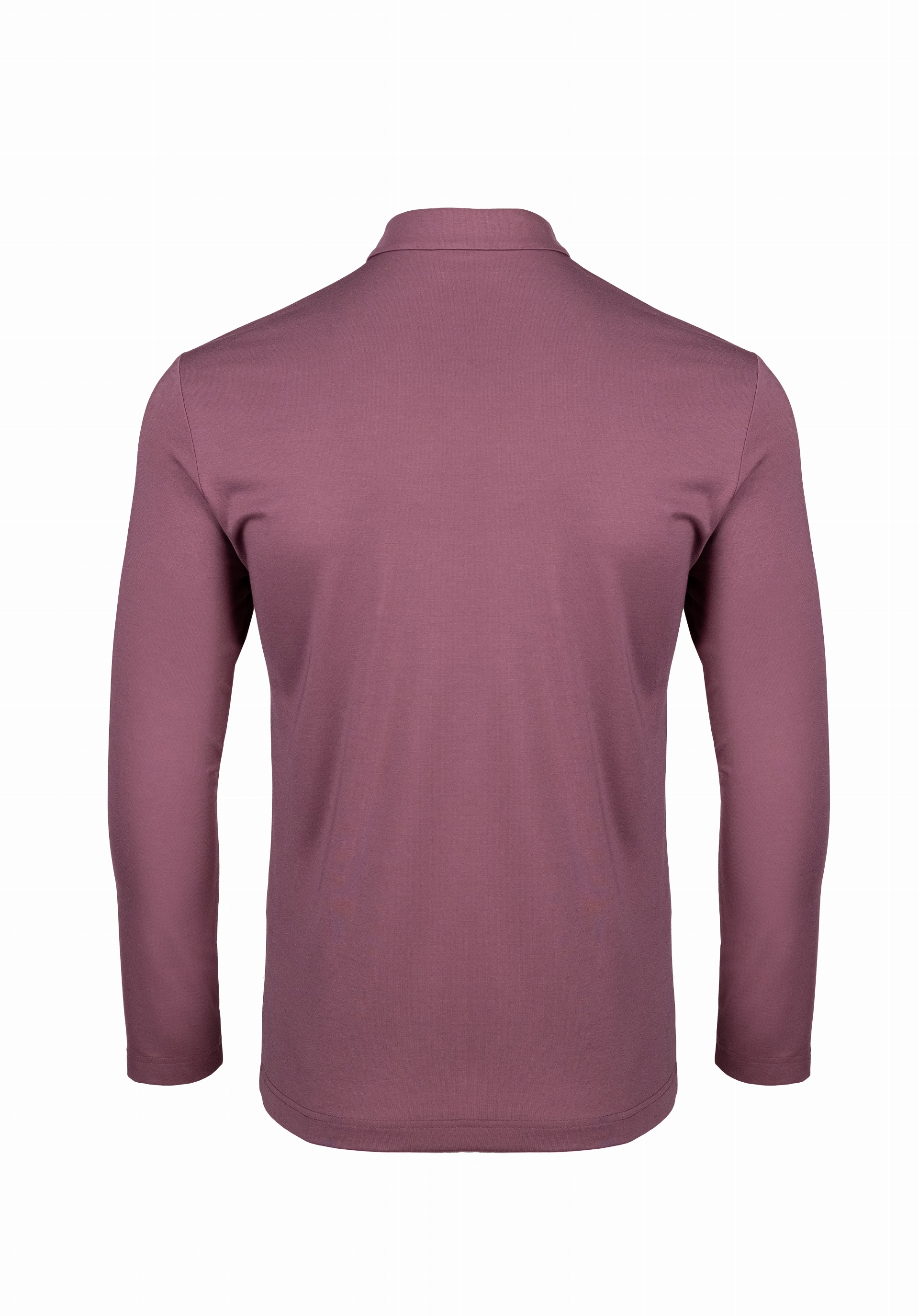 Shirt van katoen en cashmere | Purple