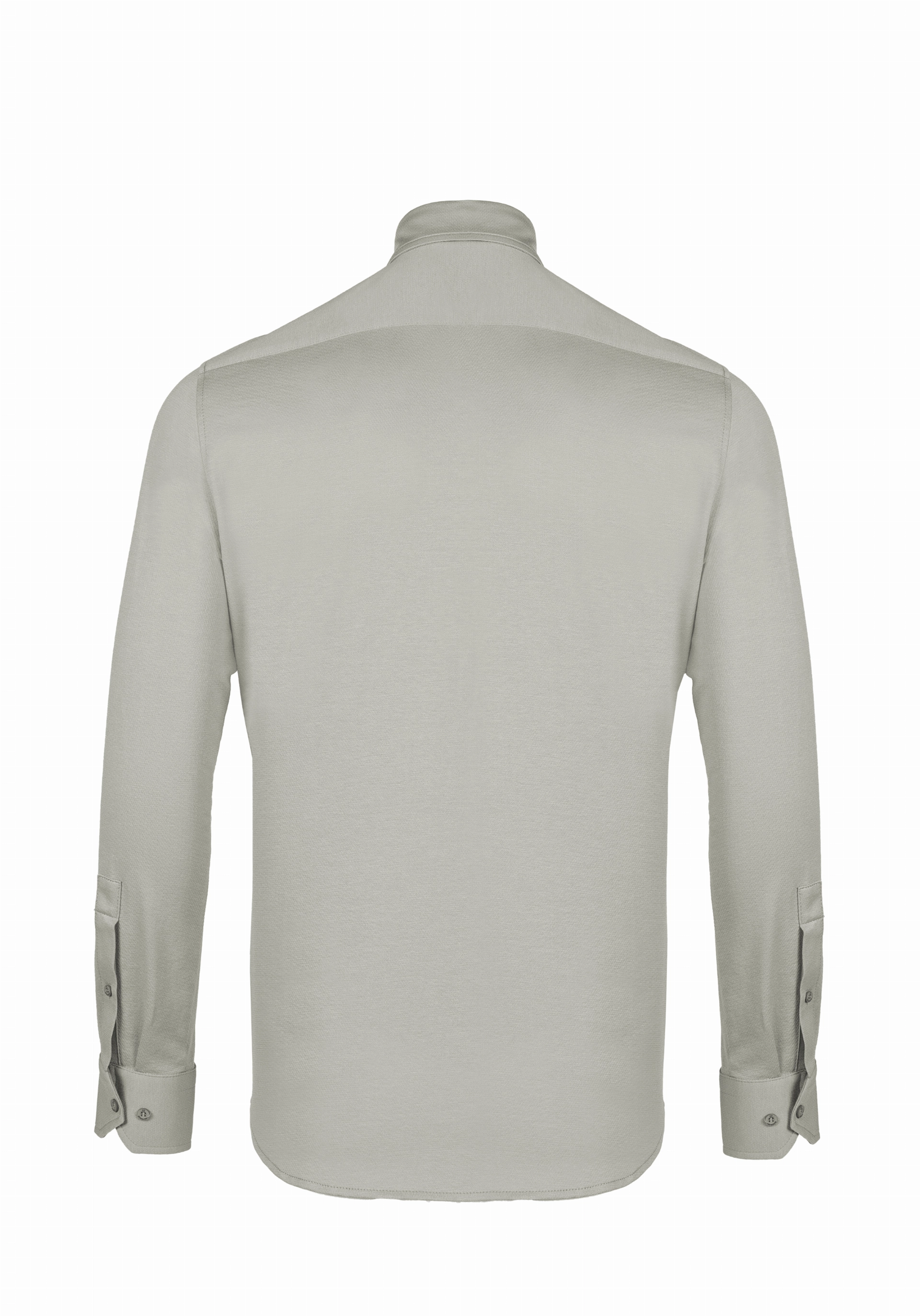 Shirt van katoen en cashmere | Grey