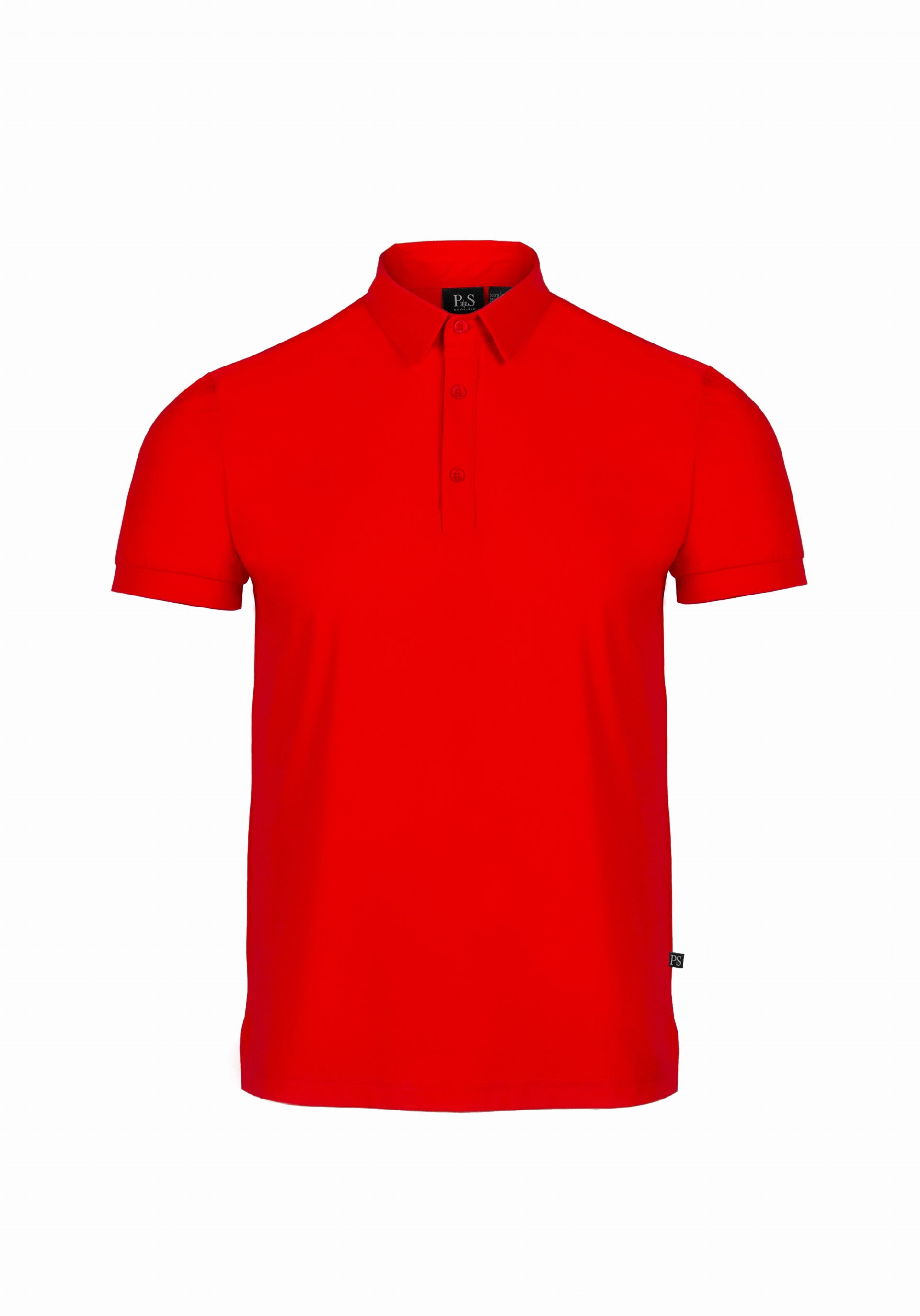 Shirt van katoen en cashmere | Red