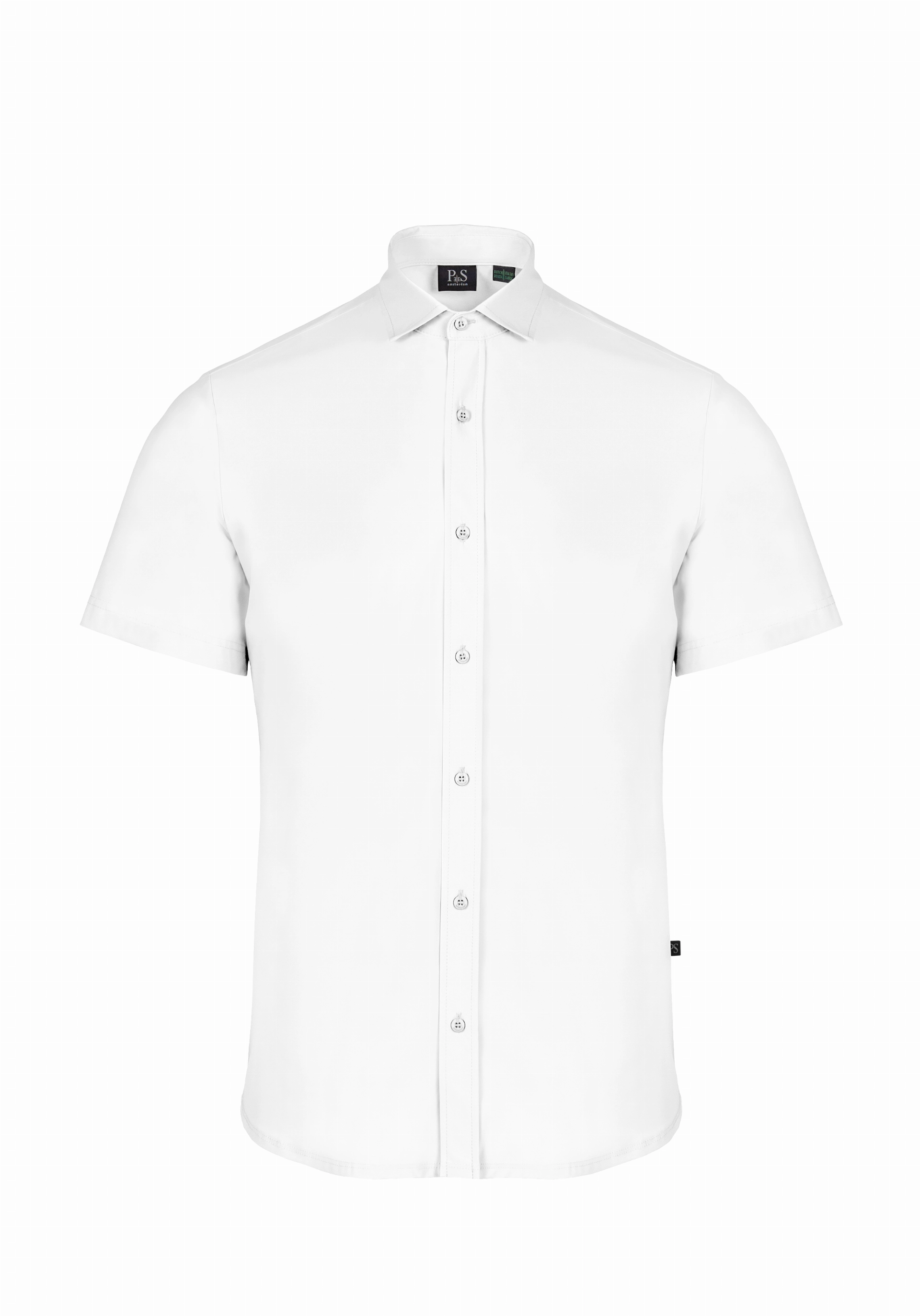 Shirt van katoen en cashmere | White