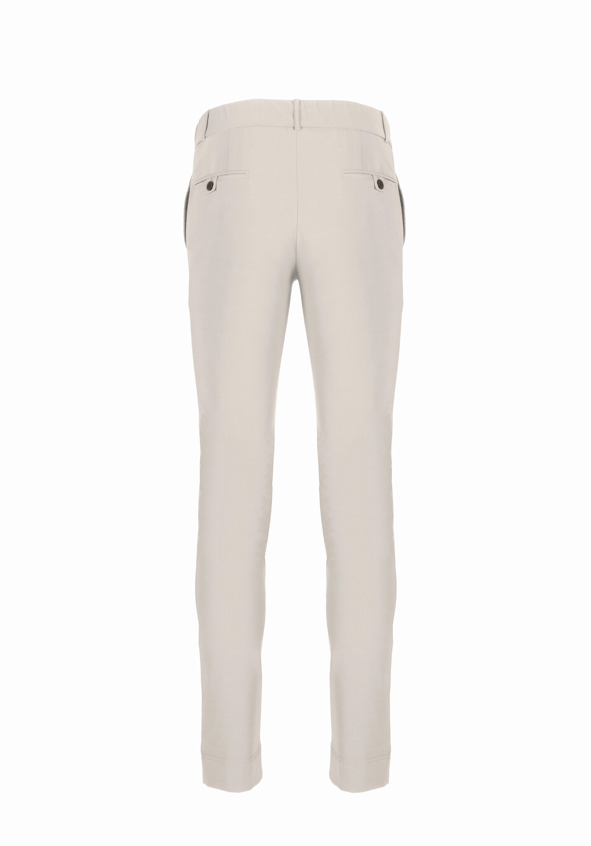 Shirt van katoen en cashmere | Beige