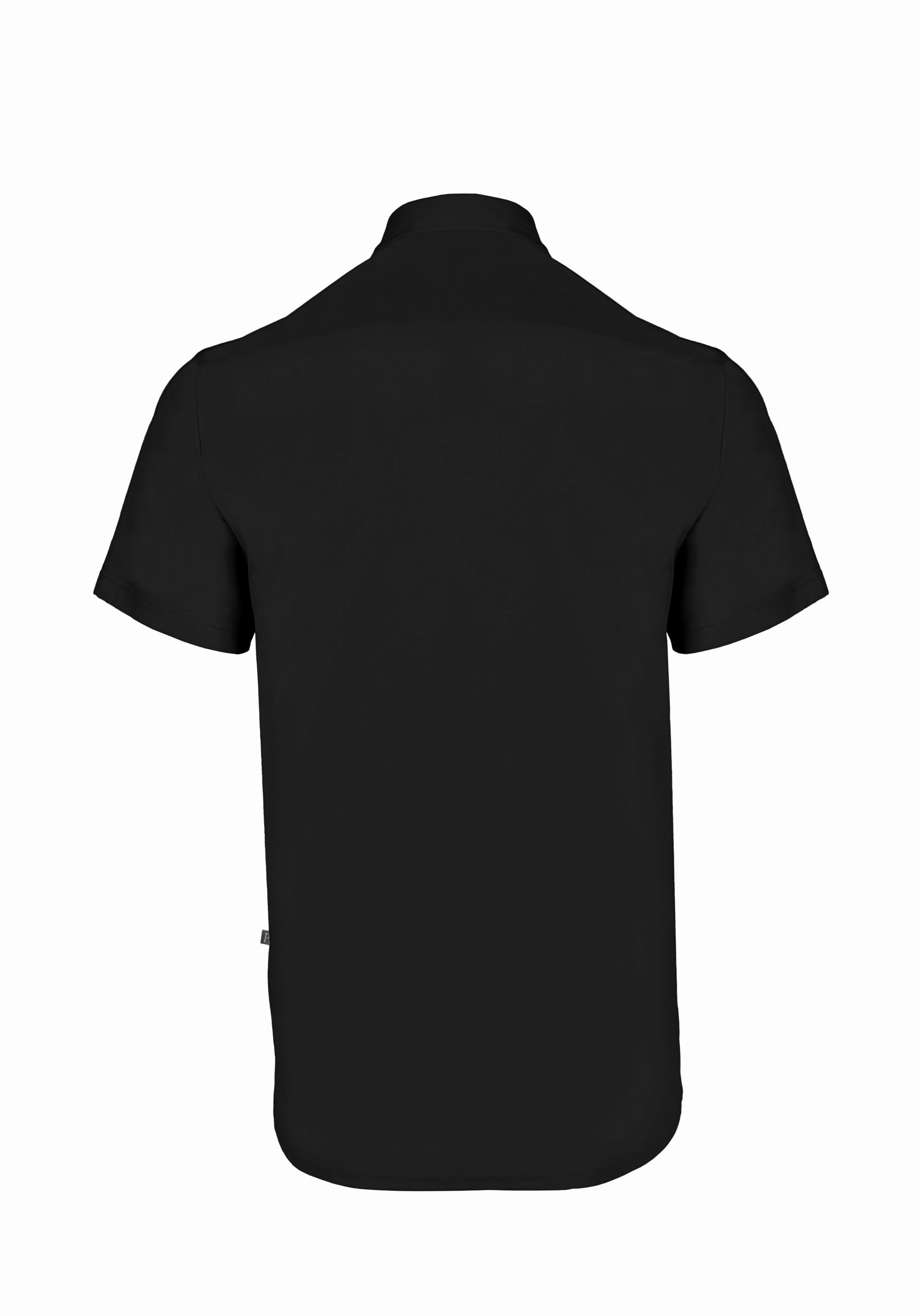 Shirt van katoen en cashmere | Black