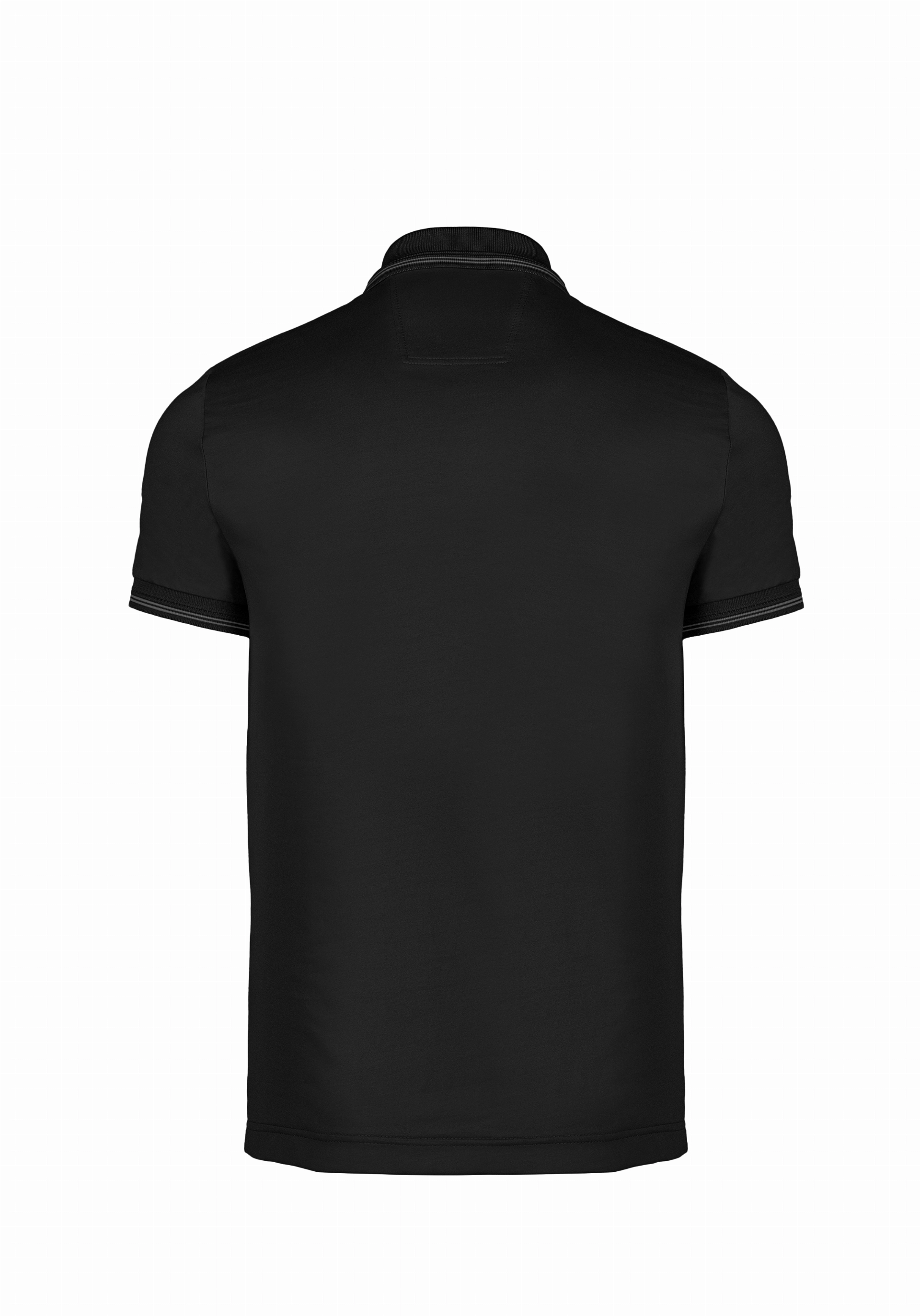 Shirt van katoen en cashmere | Black