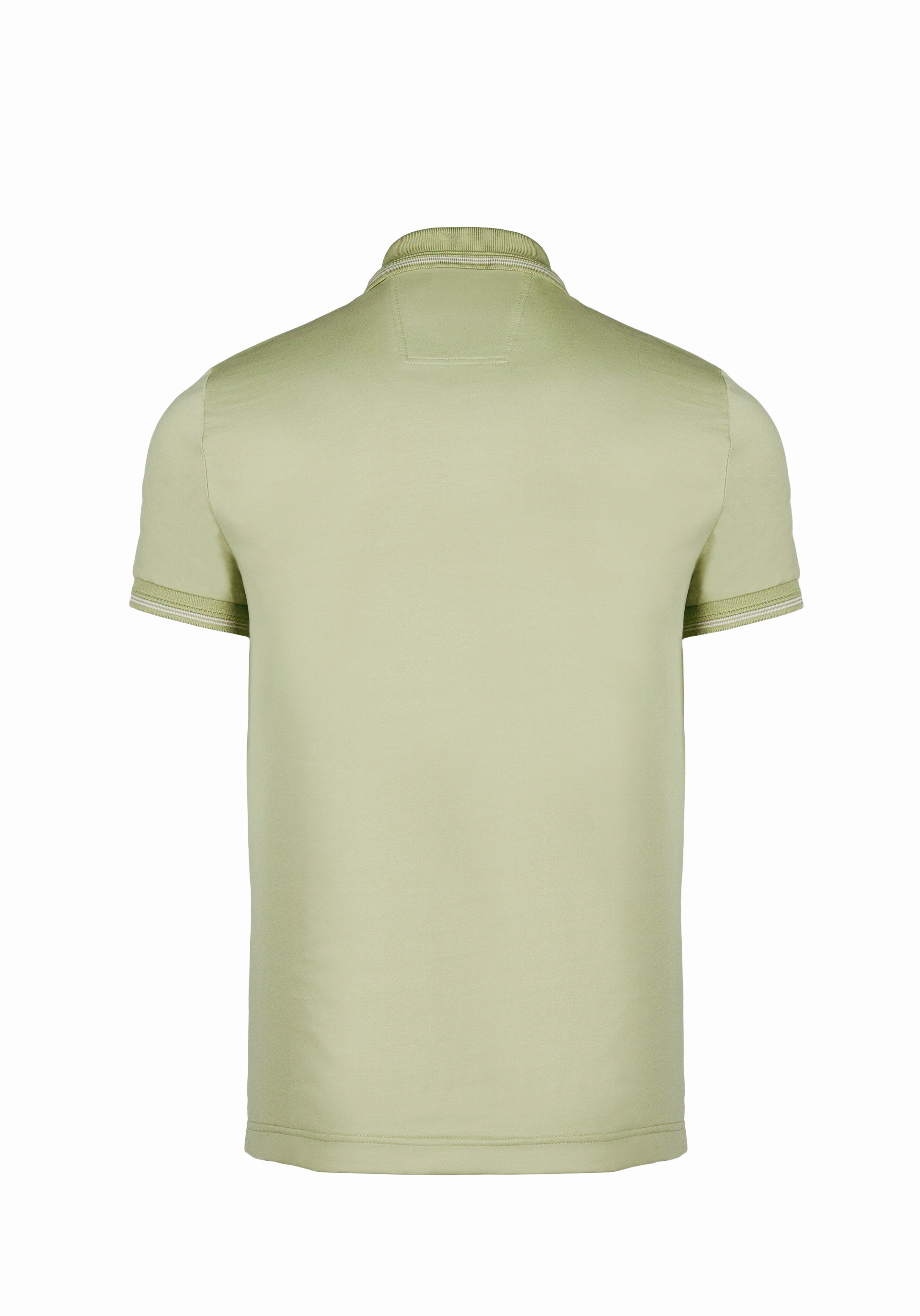 Shirt van katoen en cashmere | Green